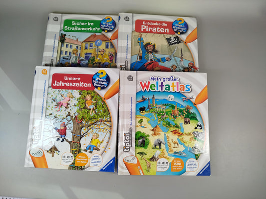 Ravensburger TipToi Lernbuch-Set – Set von 4, gut erhalten