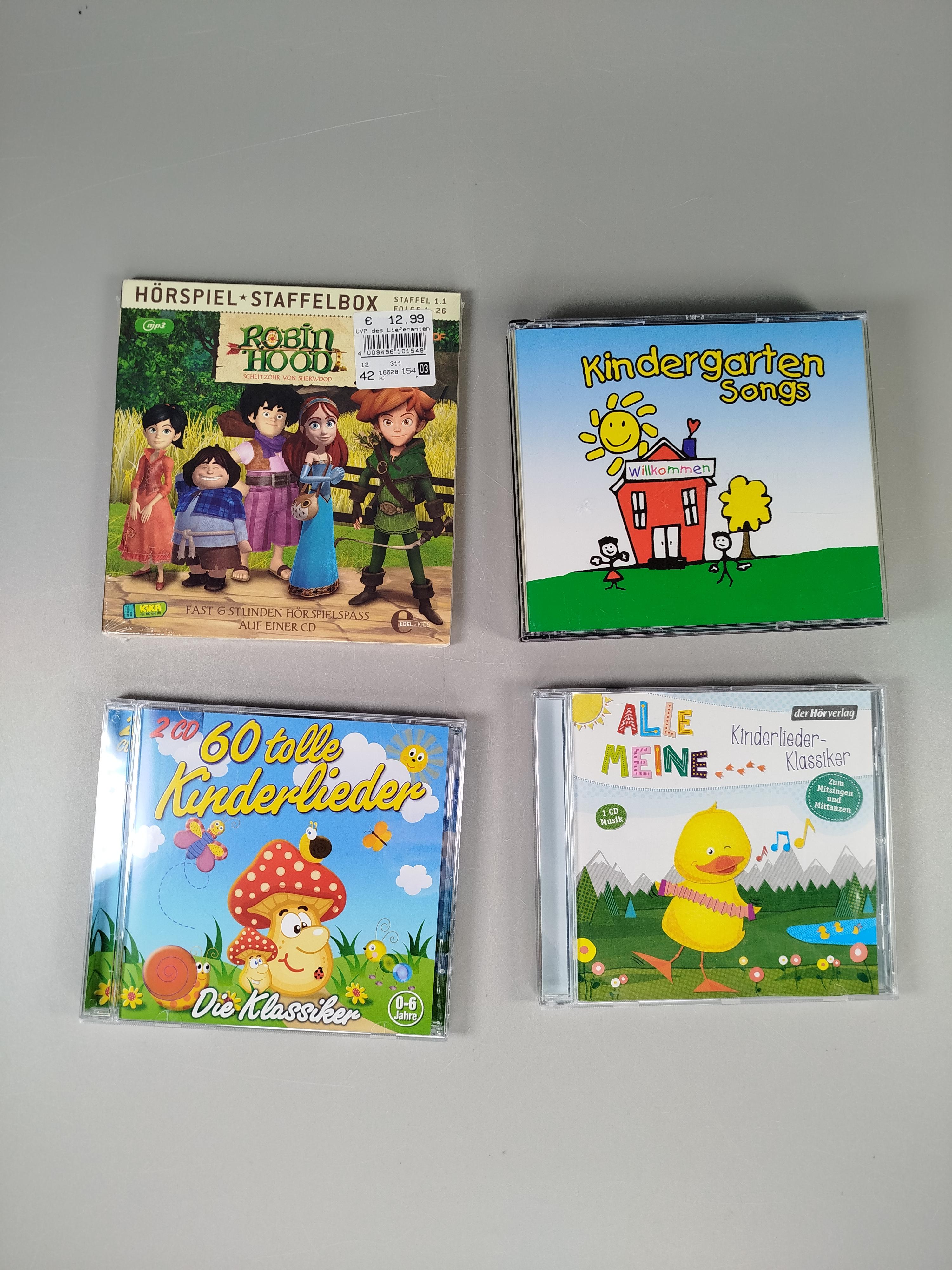 Kinder Audio CD Sammlung - Set von 4 mit Liedern und Hörspielen