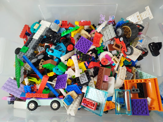 Bausteine Konvolut ca. 2 kg – Lego & kompatibel mit Lego
