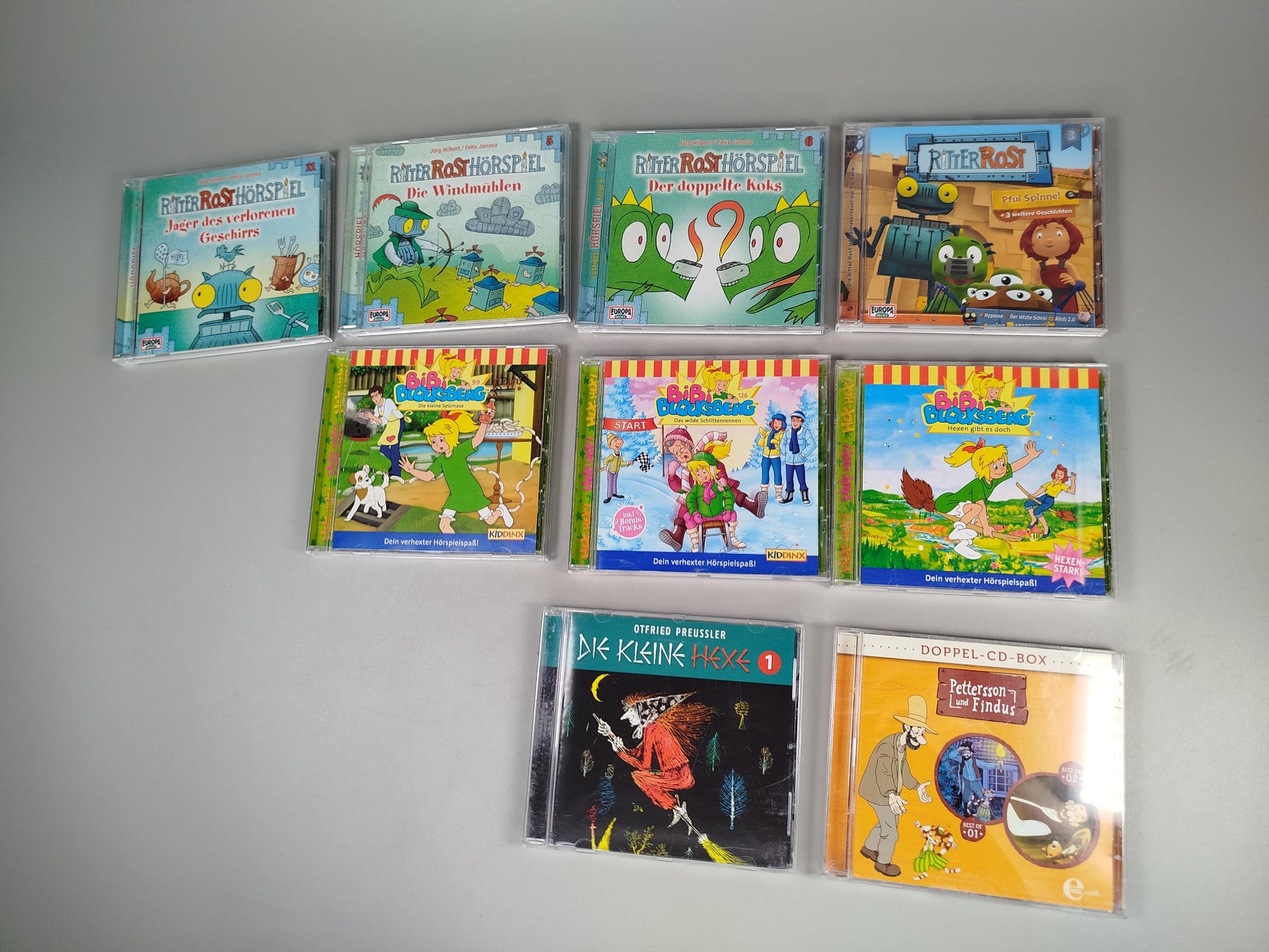 Hörspiele Bibi Blocksberg, Ritter Rost - Set von 9 CDs