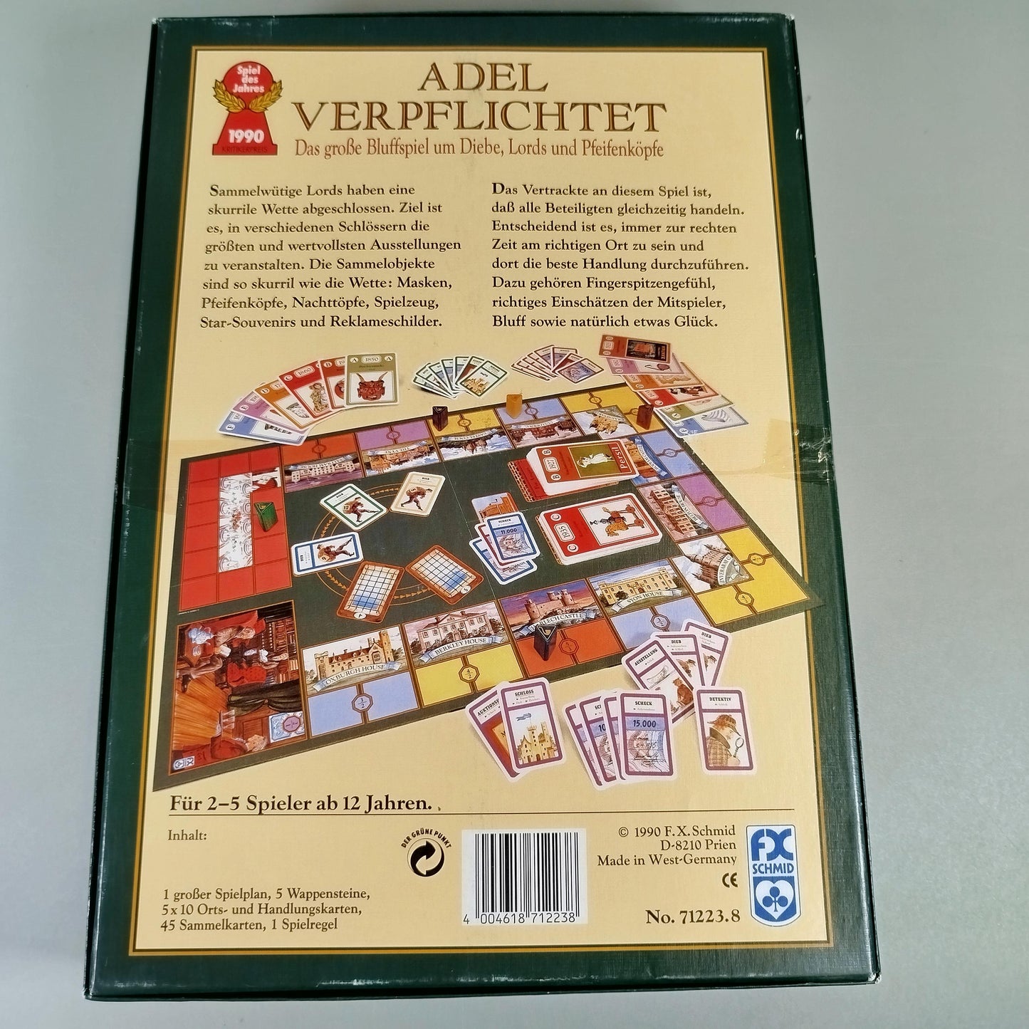 Gesellschaftsspiel Adel Verpflichtet – Strategie, Spiel des Jahres