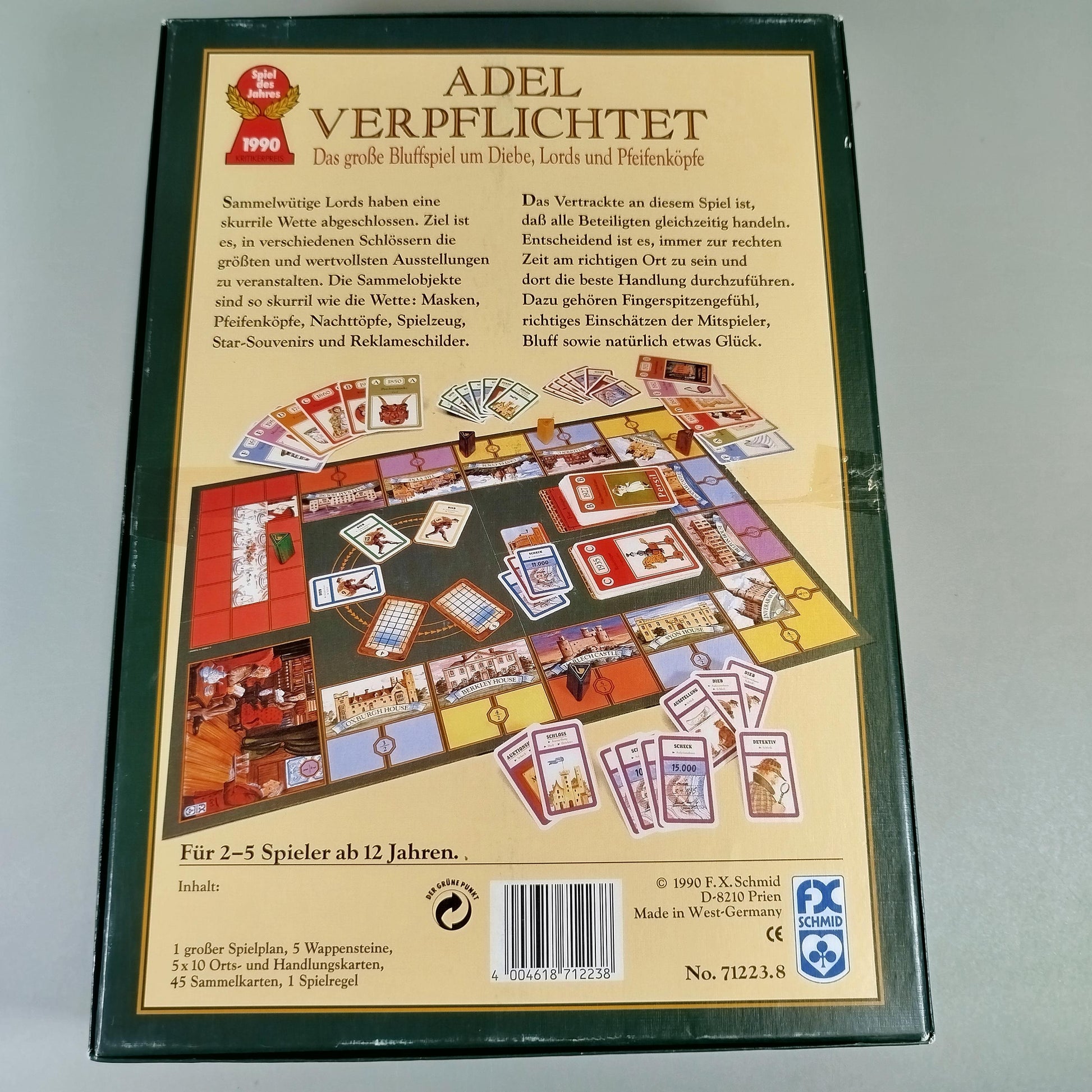 Gesellschaftsspiel Adel Verpflichtet – Strategie, Spiel des Jahres