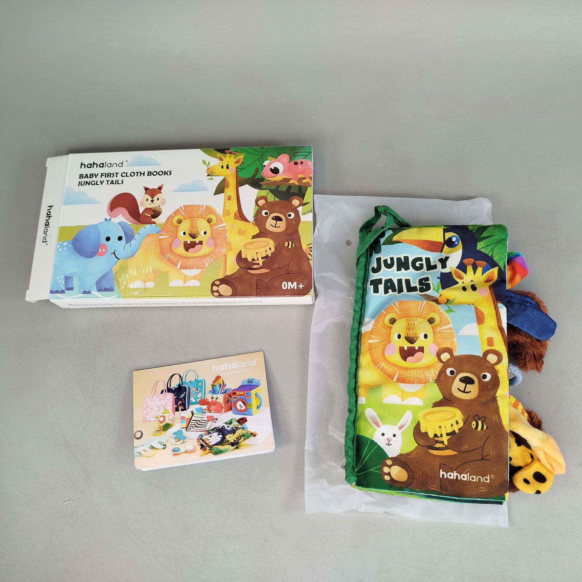 hahaland Jungly Tails Stoffbuch, neu, ab 0 1 2 Jahre | ✅ geprüft 