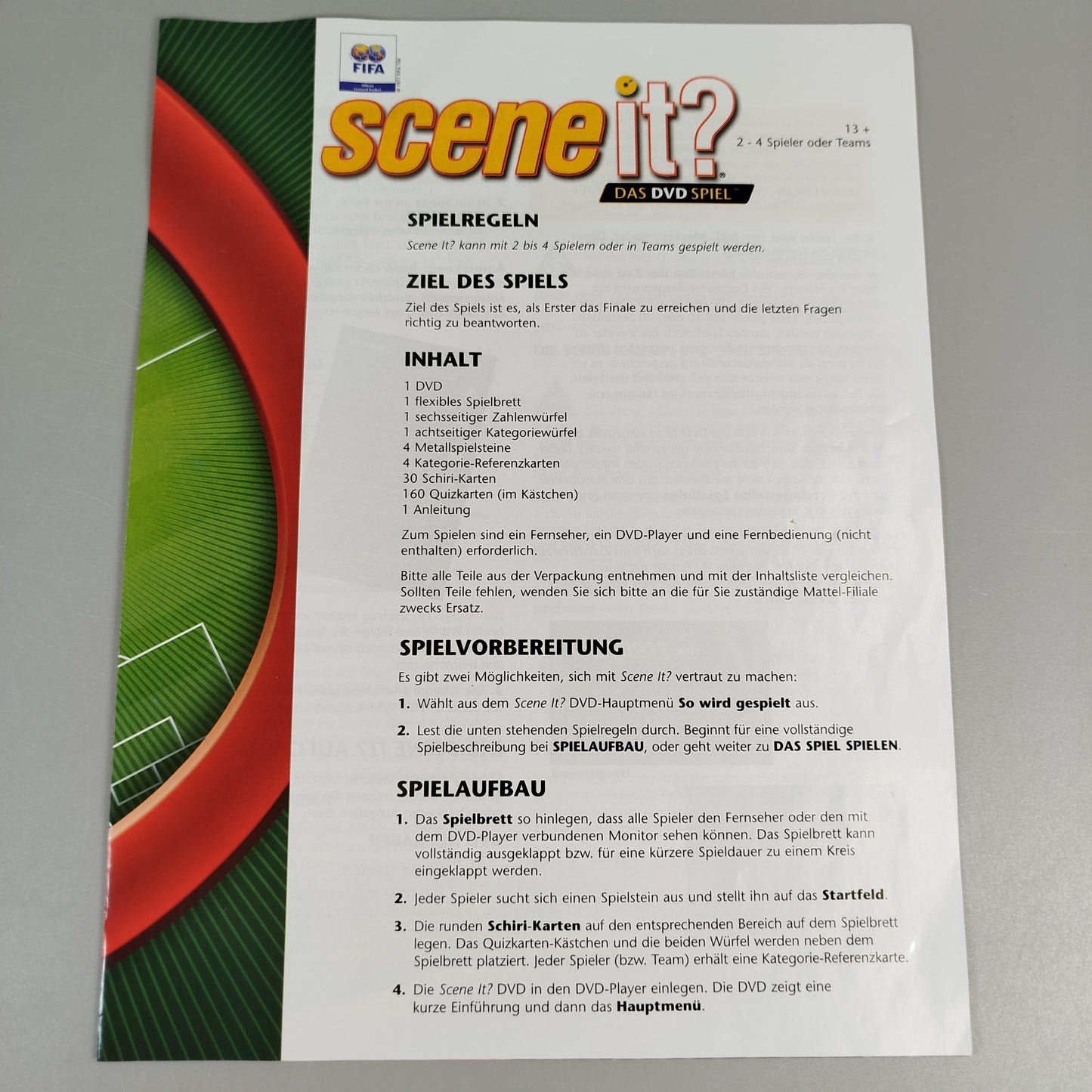 Scene It? FIFA World Cup Edition - Quizspiel mit DVD