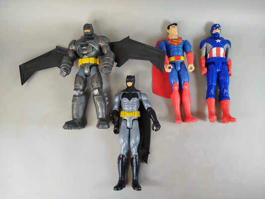 Mattel Bundle Helden Set von 4 Figuren