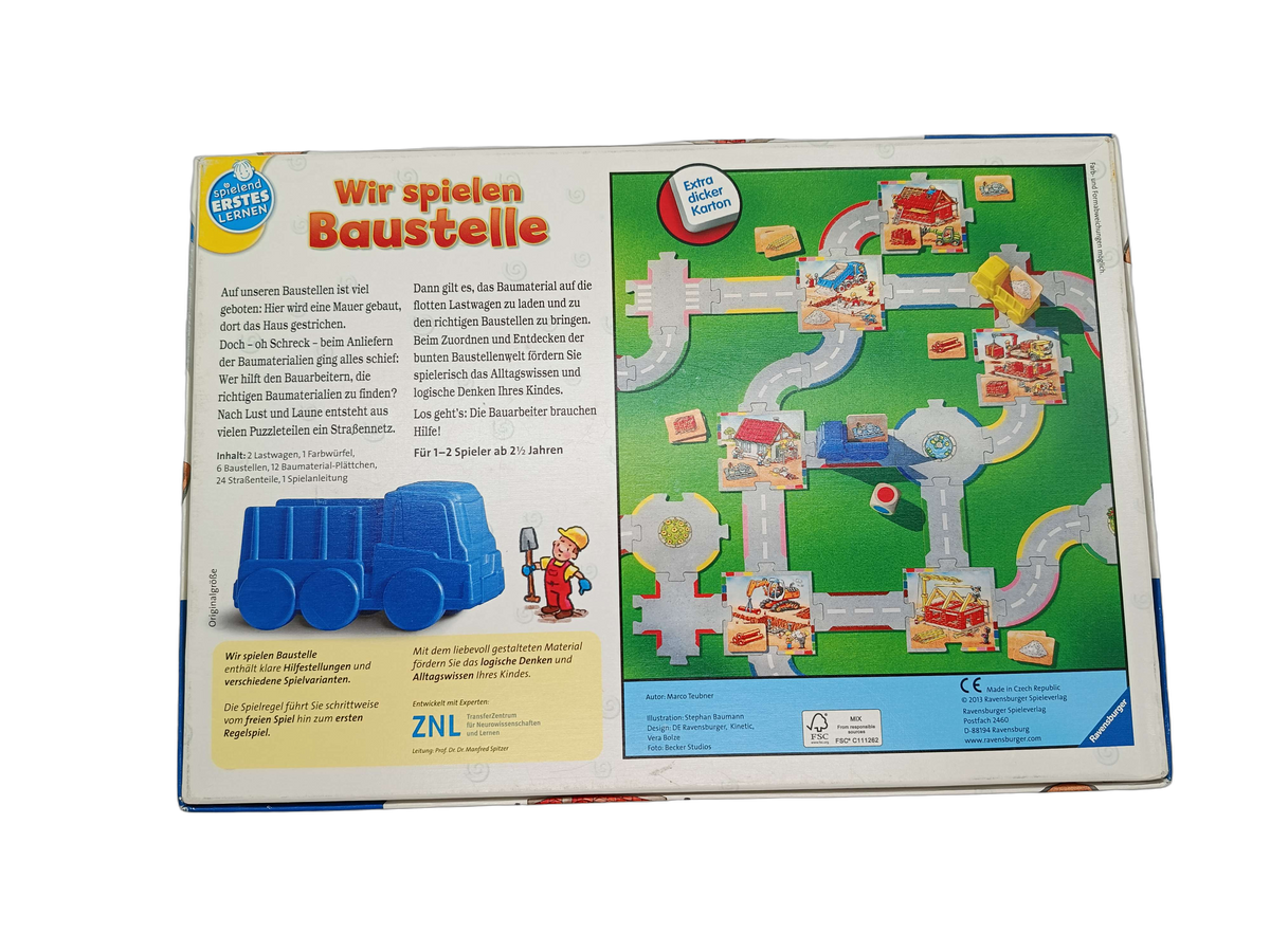 Ravensburger Wir spielen Baustelle Kinderspiel & Lernspiel