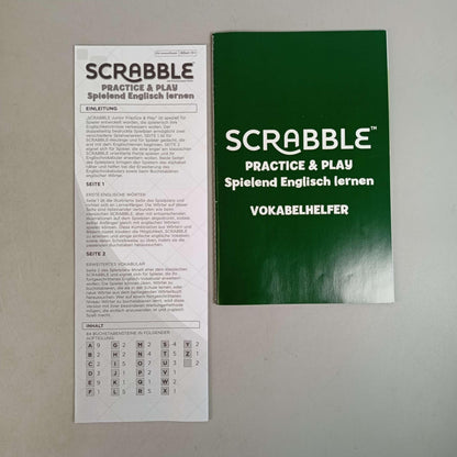 Mattel Scrabble Practice & Play Brettspiel F7711 Neu