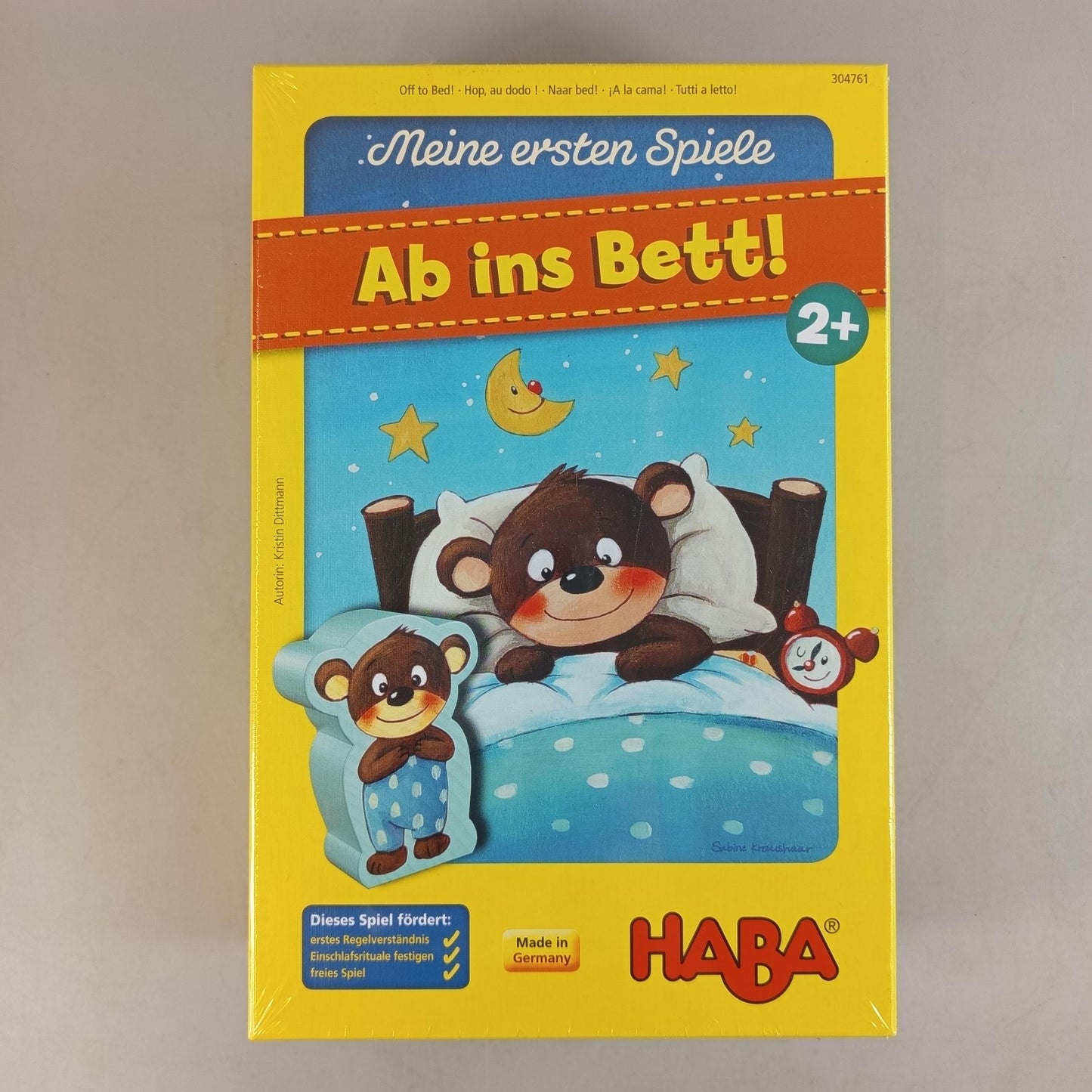 HABA Meine ersten Spiele Ab ins Bett Brettspiel 304761 Neu