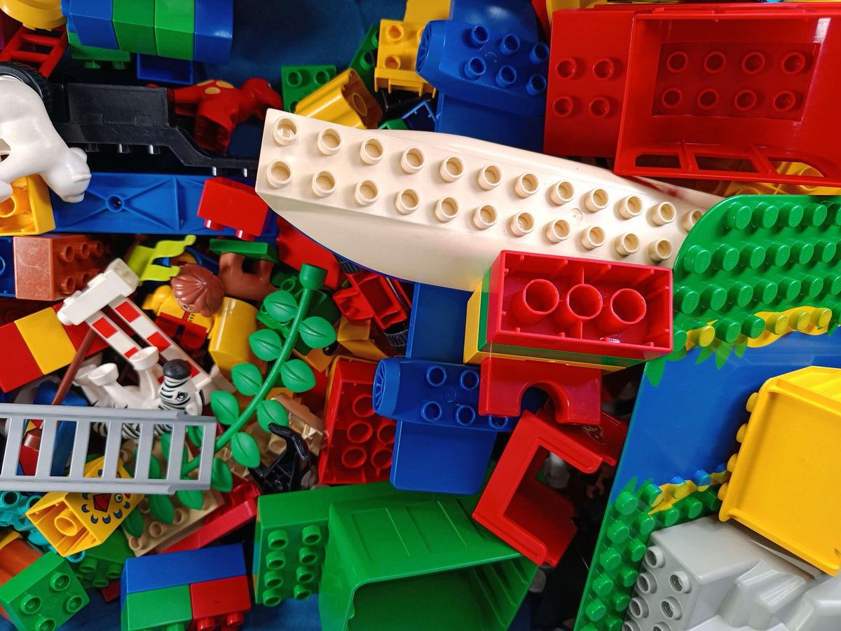 Konvolut LEGO Duplo Großbausteine, Figuren & Zubehör ca. 2,5 kg