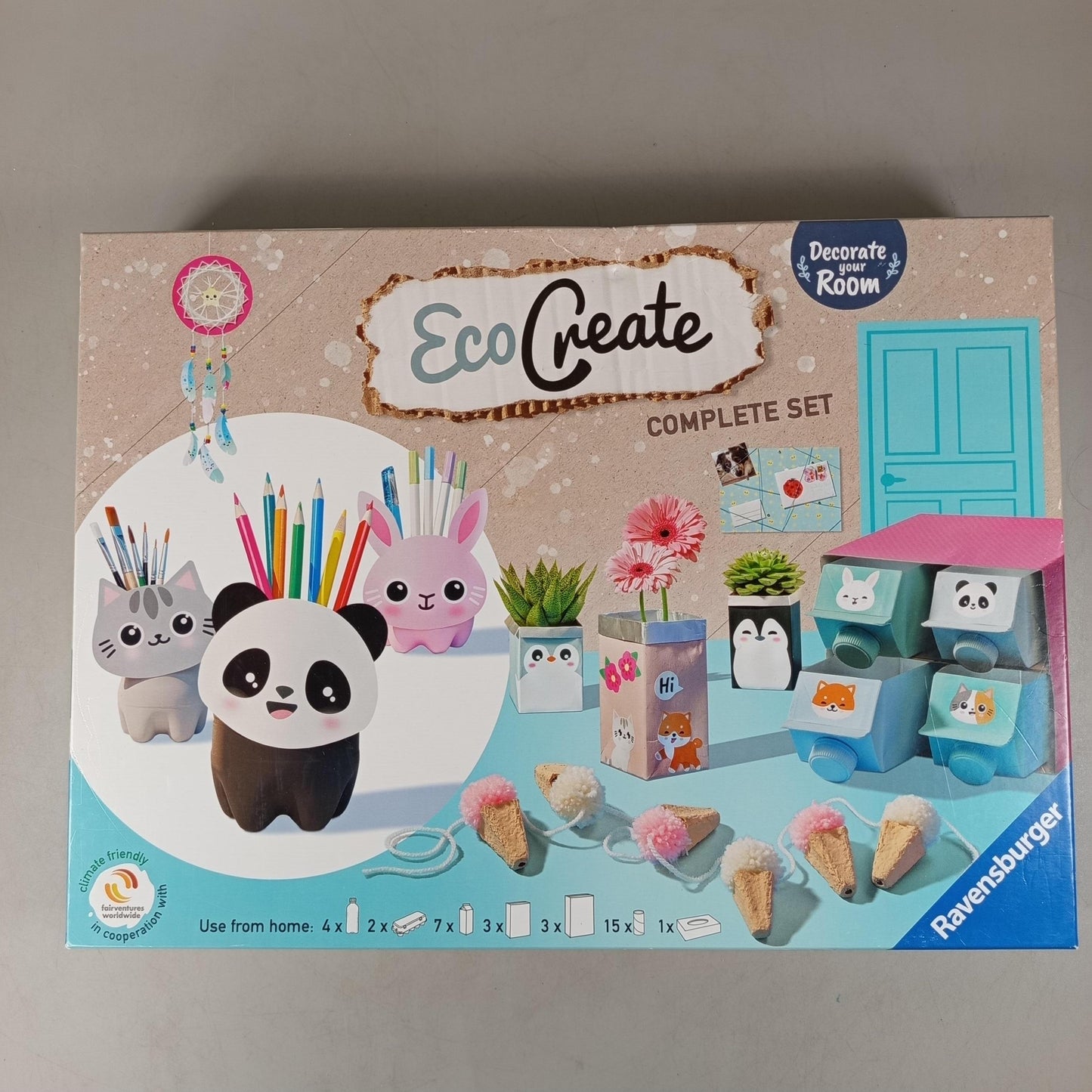 Ravensburger EcoCreate ✂️🎀 Bastelset, neu, ab 6 7 8 Jahre | ✅ geprüft 