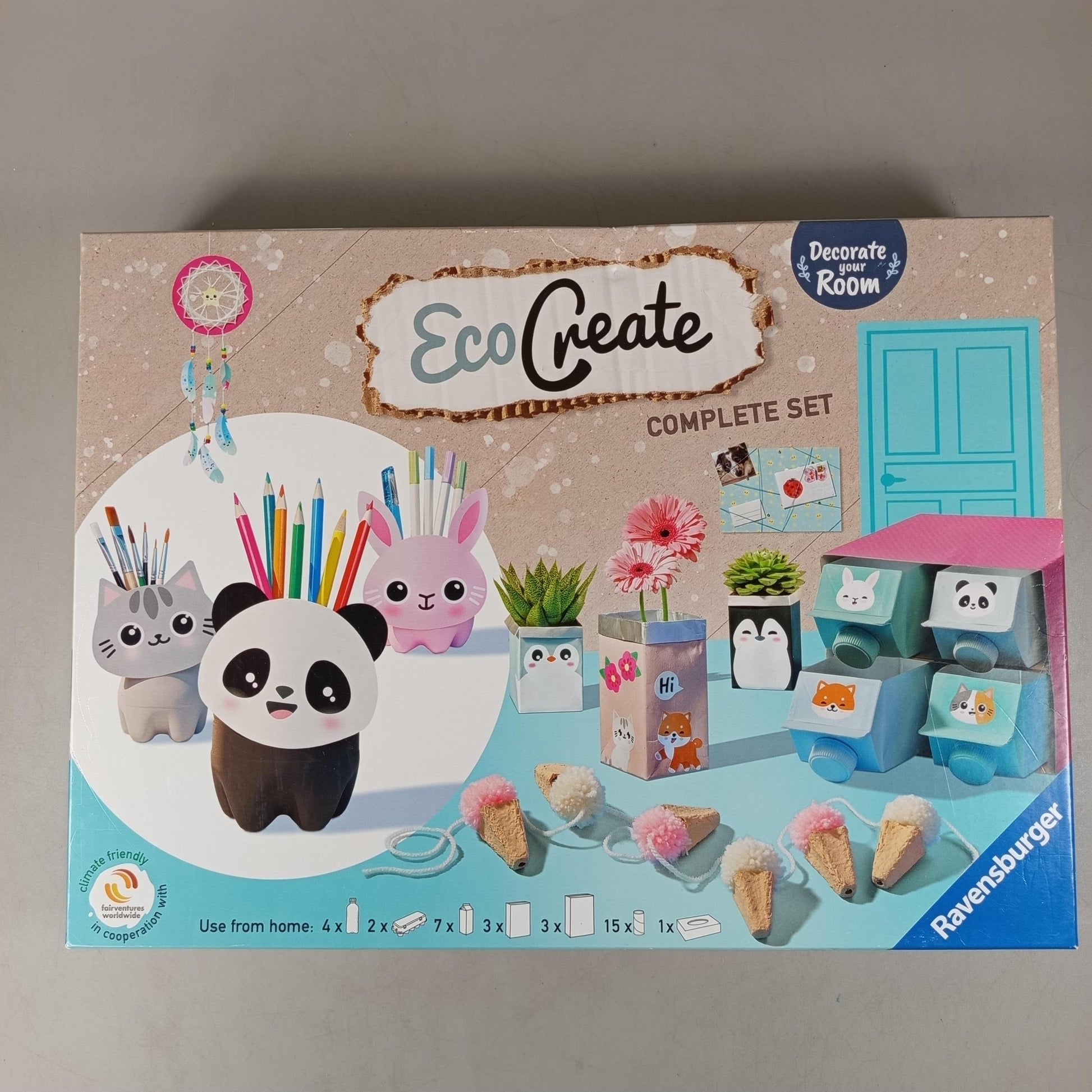 Ravensburger EcoCreate ✂️🎀 Bastelset, neu, ab 6 7 8 Jahre | ✅ geprüft 