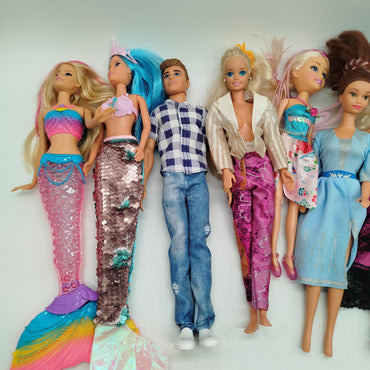 Mattel Bundle Barbie Set von 12 Puppen, gebraucht, ab 3 4 5 Jahre | ✅ geprüft 
