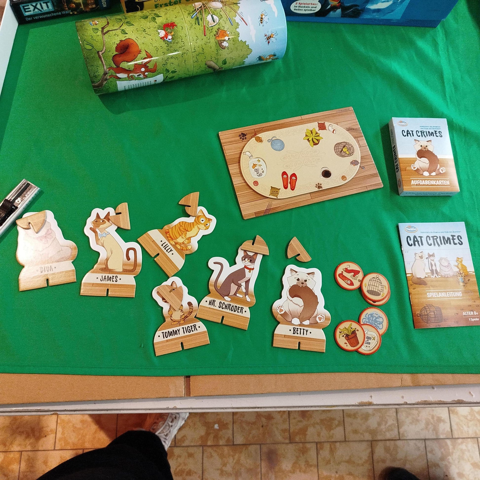 ThinkFun Cat Crimes Logikspiel – Deduktionsspiel ab 8 Jahren, OVP