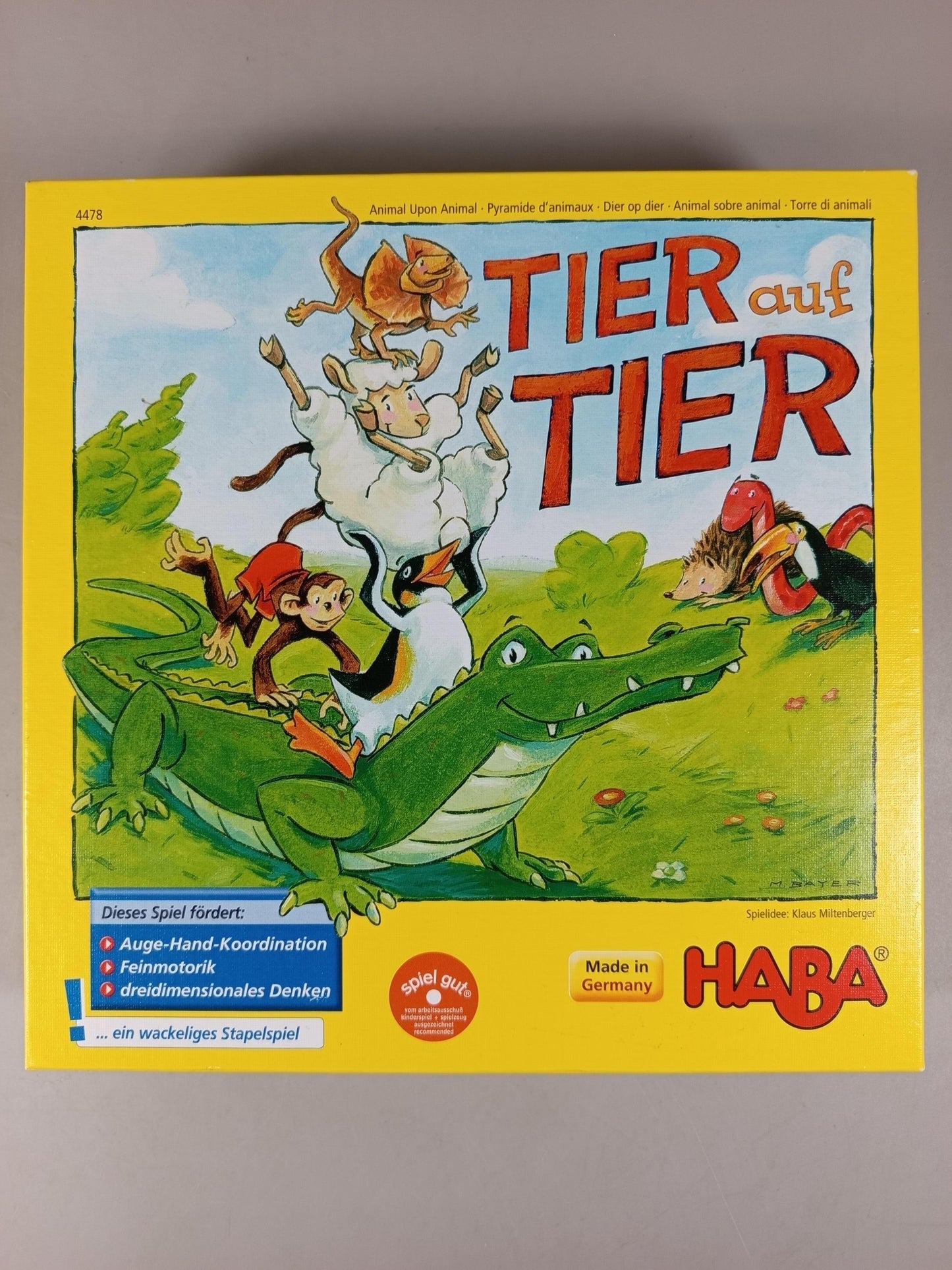 HABA Tier auf Tier 4478 Brettspiel