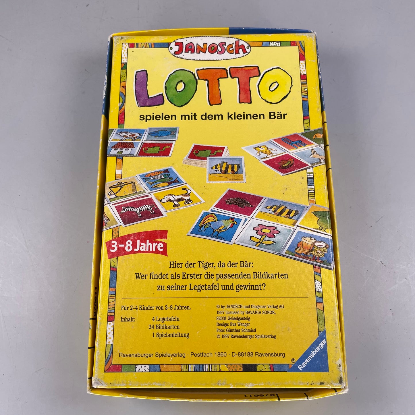 Selecta, Ravensburger Lernspiele ab 3 Jahren, Janosch Lotto, Farben und Formen
