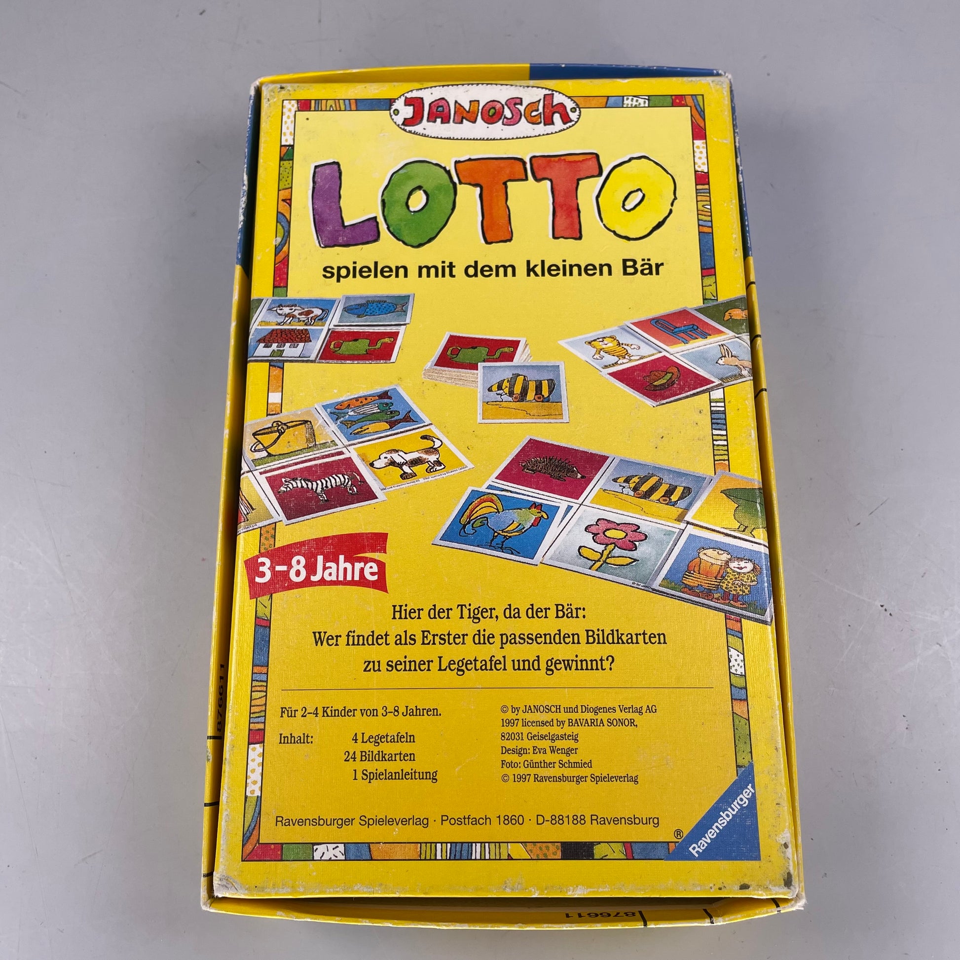 Selecta, Ravensburger Lernspiele ab 3 Jahren, Janosch Lotto, Farben und Formen