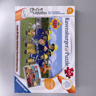 Ravensburger Puzzle Set ab 4 Jahren, 4x24, Tiptoi Feuerwehrmann Sam