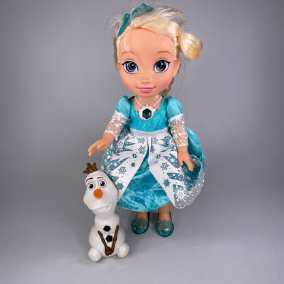 Disney Disney Frozen Elsa und Olaf, singende Puppe 