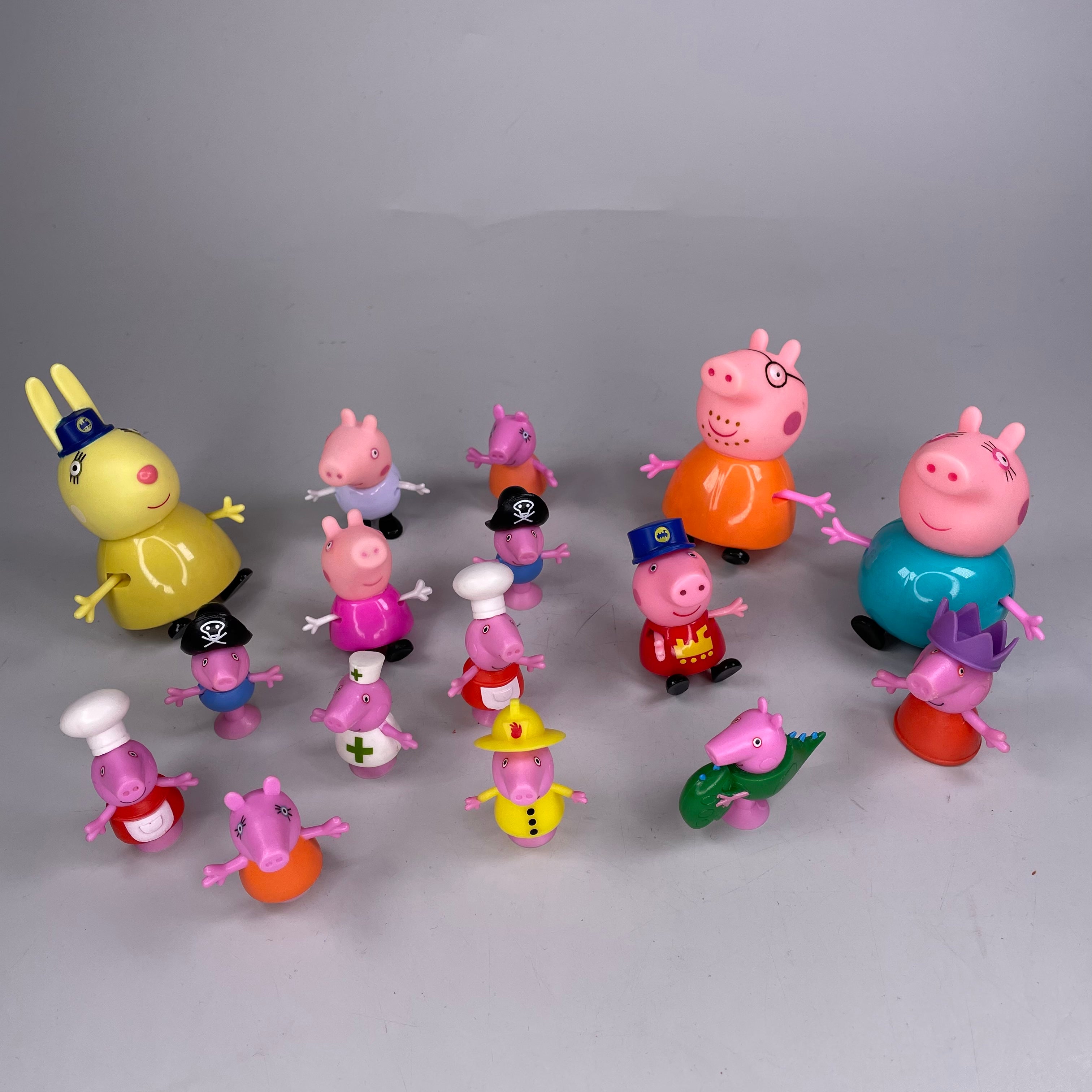 ABD/eOne Peppa Pig, Wutz Konvolut, 16 Schweinefiguren